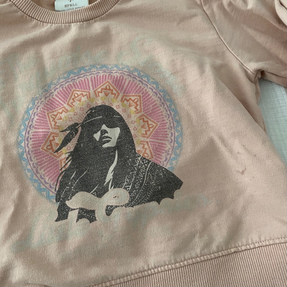 🌝SOLD🌝 Little Spell Turquoise Stone Sweatshirt - Picture 8 of 8